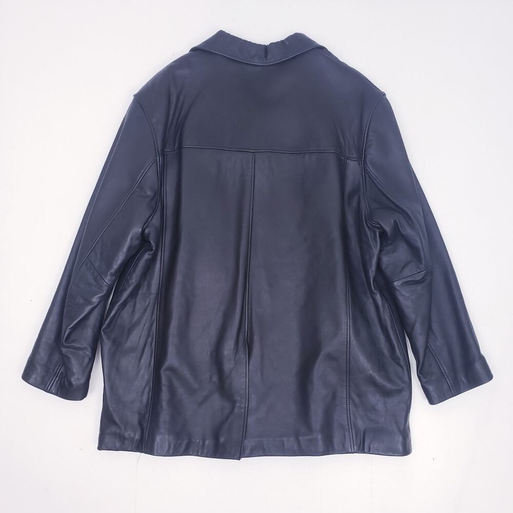 Marc New York by Andrew Marc NWT Men's Black Leather Jacket 2XL XXL Insulated - Picture 2 of 9